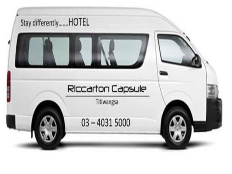Riccarton Capsule Hotel Kuala Lumpur Exterior foto